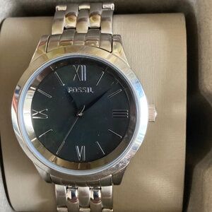 Fossil BC1758 Stainless Steel Dress Watch – NOS – New Battery + 1-Year Warranty